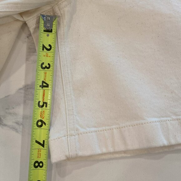 Tristan - Wide leg, 5-pocket, Jean/Denim, Beige, Hise Rise, Shorts, Size 16 - Picture 8 of 8